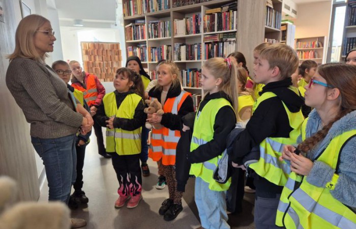 Odblaskowa szkoła – klasa 3b w Gminnej Bibliotece Publicznej w Gogolinie