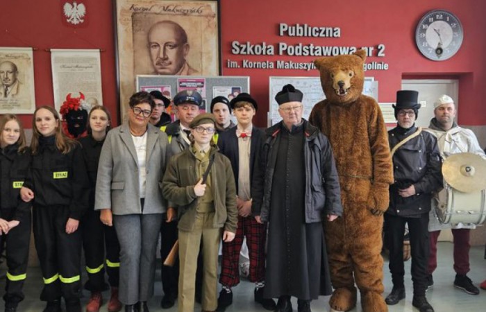 Wizyta Niedźwiedzia w naszej szkole